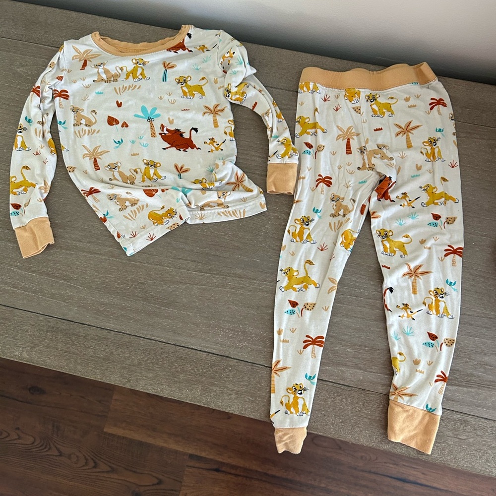 Little sleepies lion king pjs